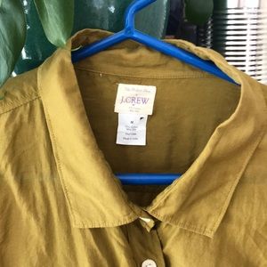 J Crew cotton silk dress shirt